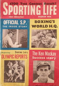 Sporting Life (ANL, 1946 series) March 1956 March 1956