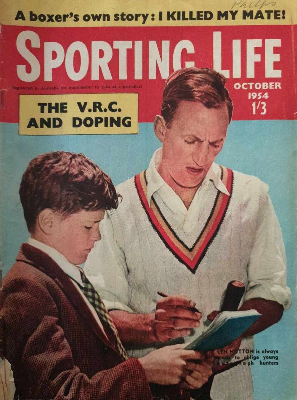 Sporting Life (ANL, 1946 series) October 1954 (October 1954)