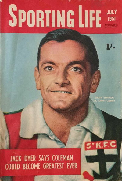 Sporting Life (ANL, 1946 series) July 1951 (July 1951)