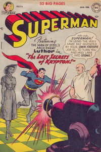 Superman (DC, 1939 series) #74 January-February 1952