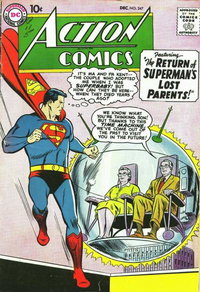 Action Comics (DC, 1938 series)  #247 (December 1958) — The Return of Superman's Lost Parents!