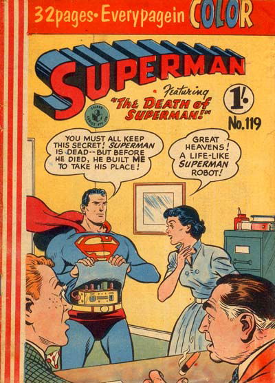 Superman (Colour Comics, 1950 series) #119 [June 1957?]