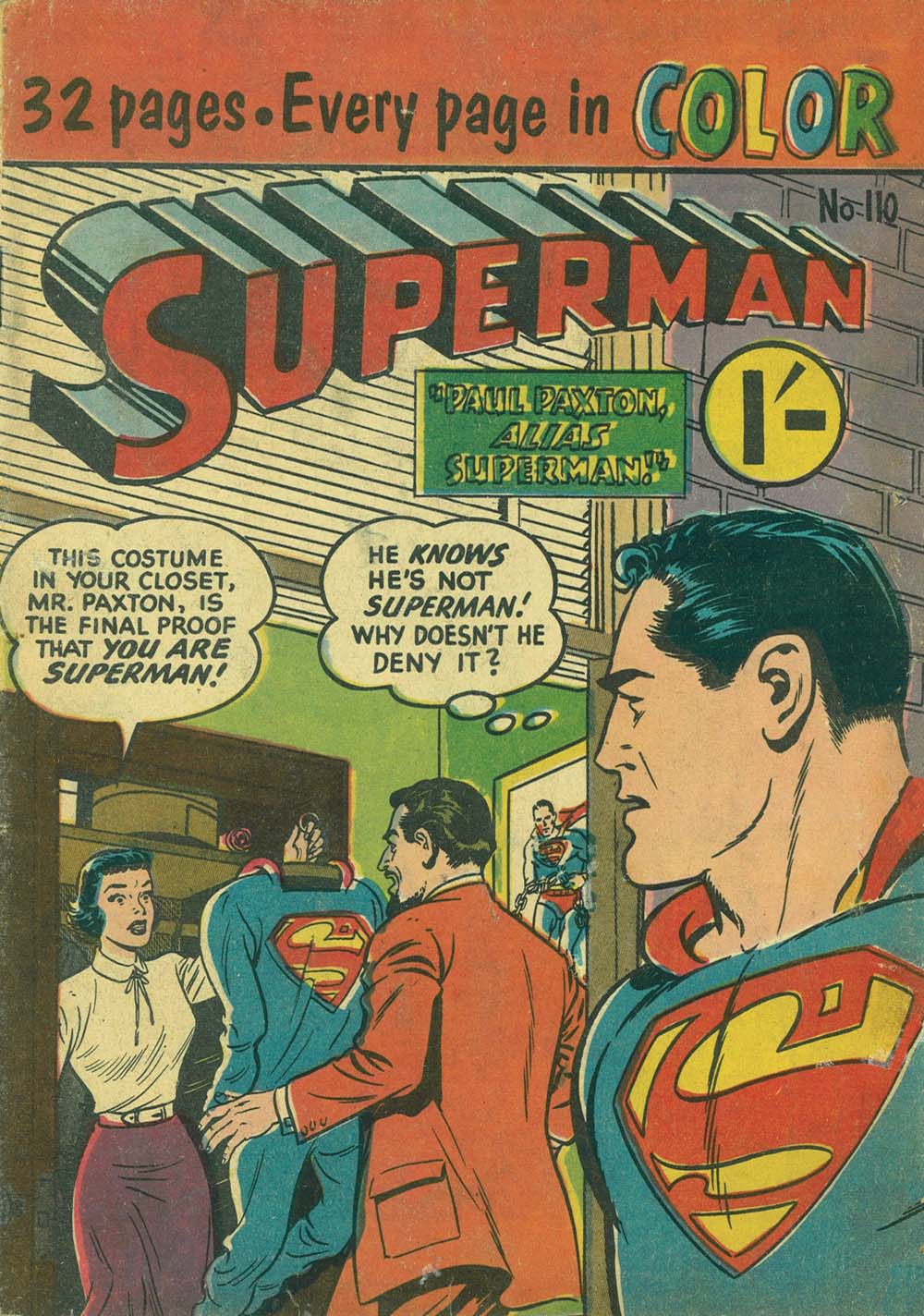Superman (Colour Comics, 1950 series) #110 ([September 1956?])