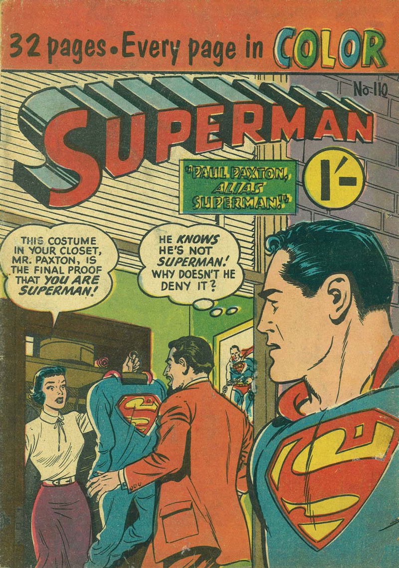 Superman (Colour Comics, 1950 series) #110 ([September 1956?])