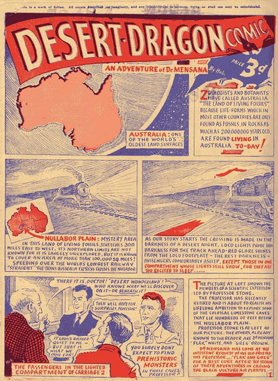 Desert-Dragon Comic: An Adventure of Dr. Mensana [nn] ([26 April 1946])