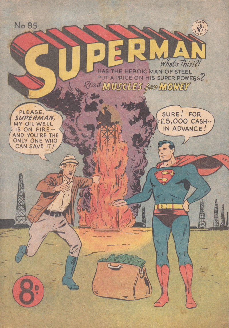 Superman (Colour Comics, 1950 series) #85 ([September 1954])
