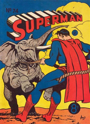 Superman (Colour Comics, 1950 series) #74 ([October 1953])