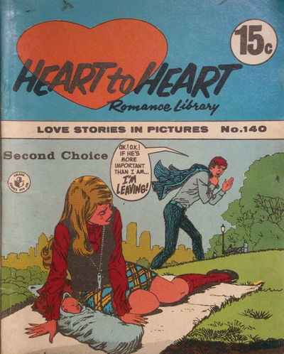 Heart to Heart Romance Library (Colour Comics, 1958 series) #140 ([January 1970?])