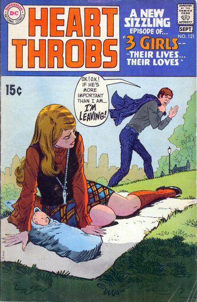 Heart Throbs (DC, 1957 series) #121 (August-September 1969)