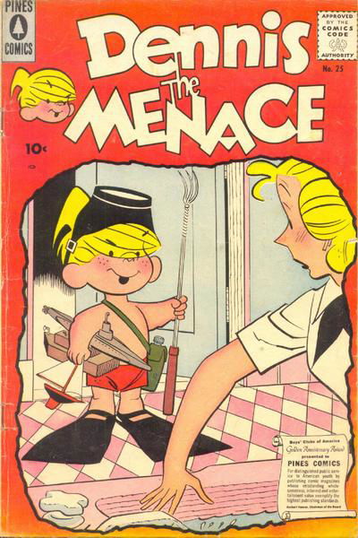 Dennis the Menace (Pines, 1953 series) #25 (November 1957)