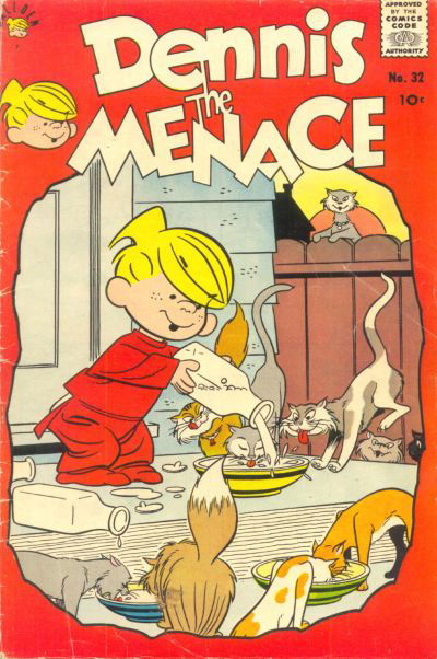 Dennis the Menace (Hallden; Fawcett, 1959 series) #32 (January 1959)