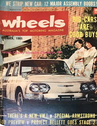 Wheels (Periodical Publications, 1957 series)  v23#6 (October 1965)