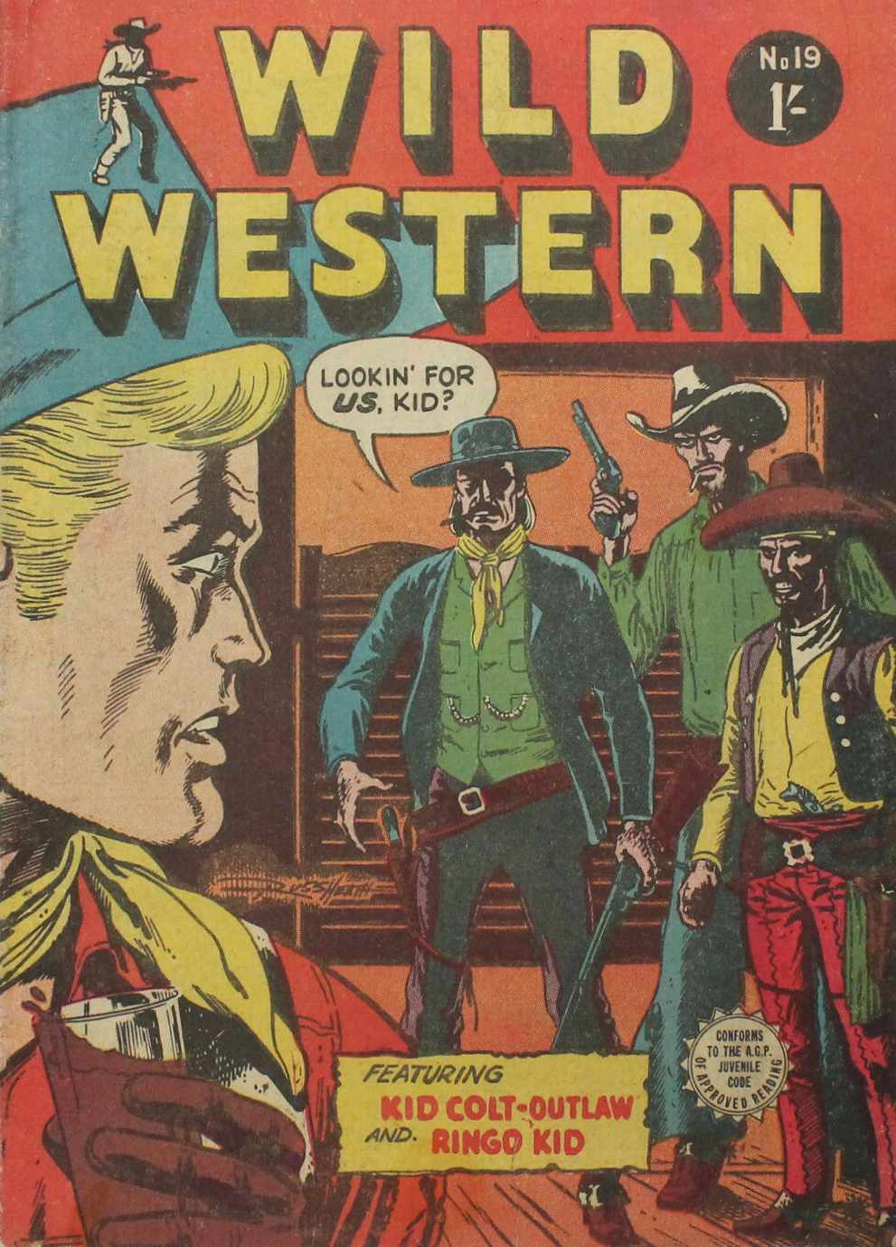 Wild Western (Horwitz, 1955? series) #19 ([May 1950?])