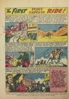 Davy Crockett and the Frontier Fighters (Colour Comics, 1956 series) #11 — The First Pony Express Ride! (page 1)