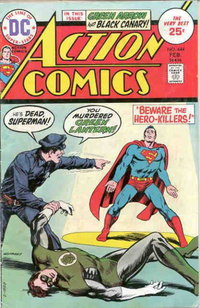 Action Comics (DC, 1938 series)  #444 (February 1975) — Beware the Hero-Killers!