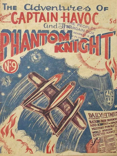 The Adventures of Captain Havoc and the Phantom Knight (W. C. Wedderspoon, 1949? series) #9 [March 1950?]