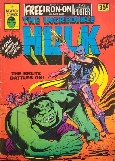 The Incredible Hulk (Newton, 1975 series) #15 [March 1976?]