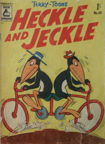 Heckle and Jeckle the Talking Magpies (Rosnock, 1954 series) #24 (February 1958)