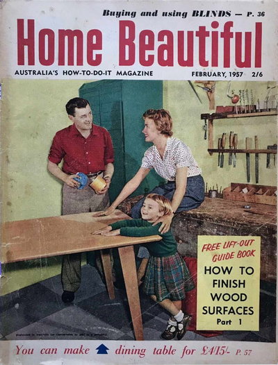 Home Beautiful  v36#2 (February 1957)