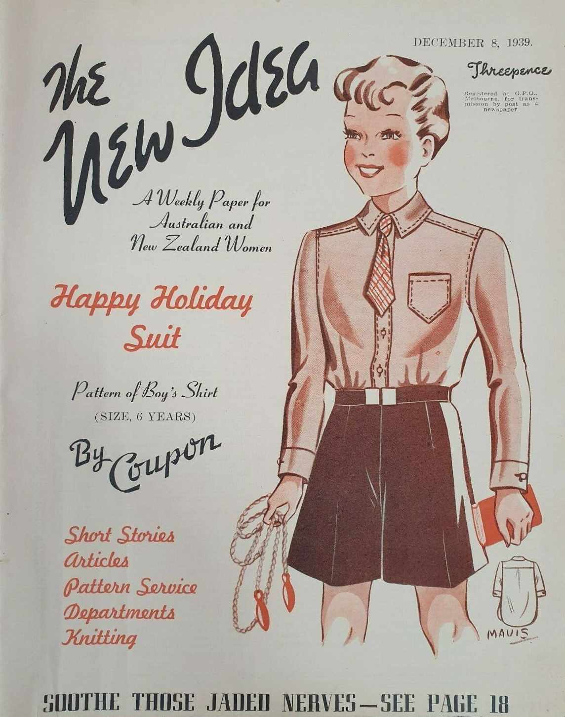 The New Idea (Fitchett, 1928 series) 8 December 1939 (8 December 1939)