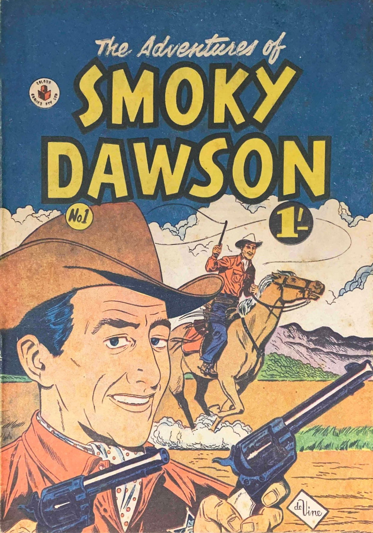 The Adventures of Smoky Dawson (Colour Comics, 1957 series) #1 ([June 1957?])