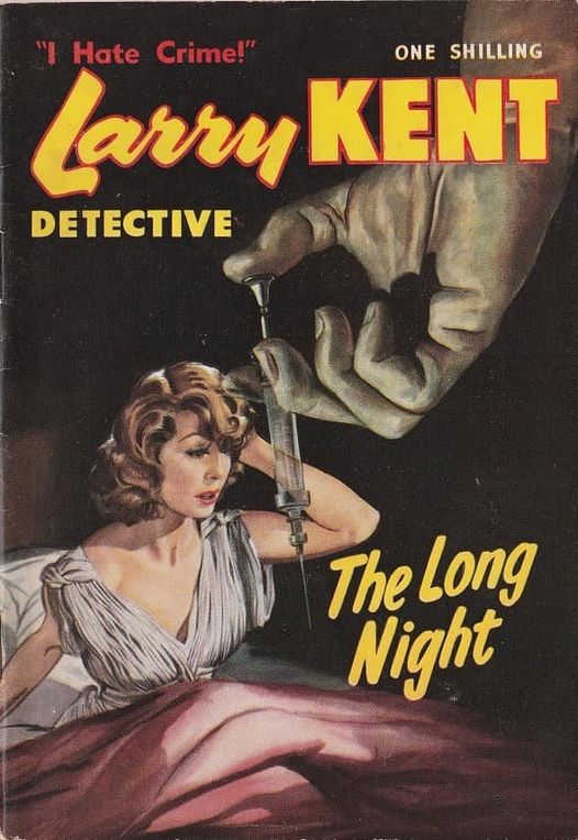 Larry Kent Detective (Cleveland, 1954 series) #43 — The Long Night ([November 1957?])