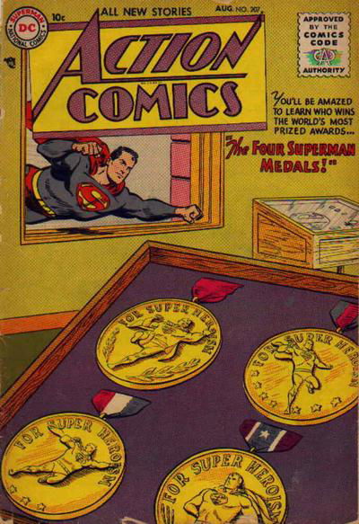 Action Comics (DC, 1938 series) #207 August 1955