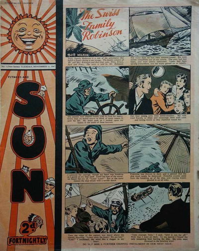 Sun (J. B. Allen, 1947 series) #1 (11 November 1947)