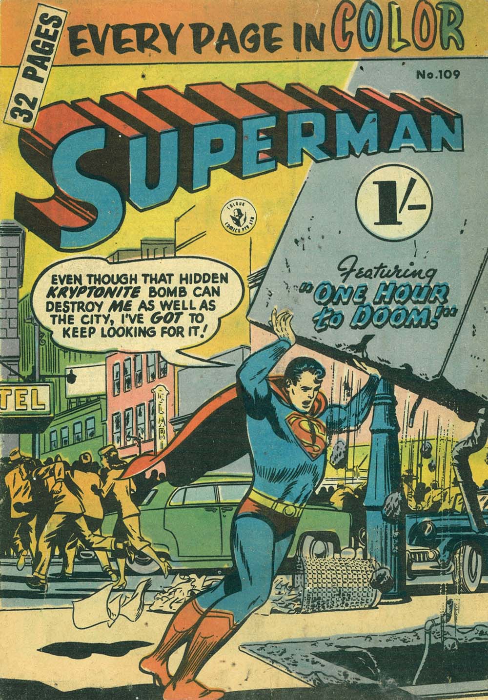 Superman (Colour Comics, 1950 series) #109 ([August 1956])