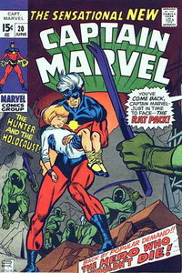 Captain Marvel (Marvel, 1968 series)  #20 (June 1970) — The Hunter and the Holocaust!