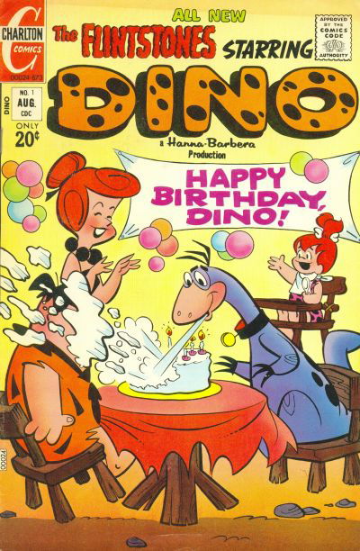 Dino (Charlton, 1973 series) #1 (August 1973)