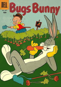 Bugs Bunny (Dell, 1952 series)  #62 (August-September 1958) — Carrot Garden Idler