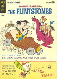 The Flintstones (Western, 1962 series)  #16 (January 1964) — The Great Stone Age Hot Rod Race