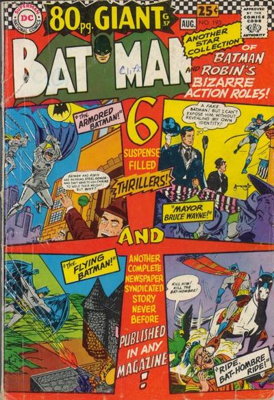 Batman (DC, 1940 series) #193 (July-August 1967)