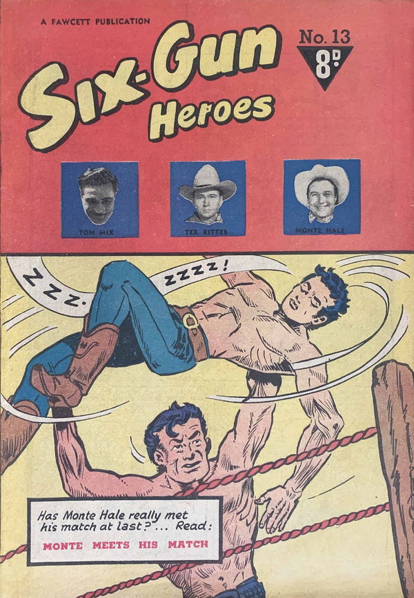 Six-Gun Heroes (Cleland, 1949 series) #13 ([June 1951?])