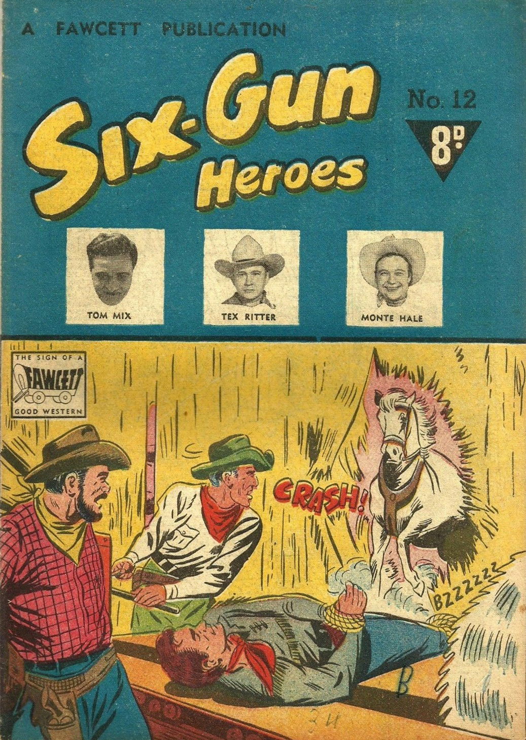 Six-Gun Heroes (Cleland, 1949 series) #12 ([May 1951?])