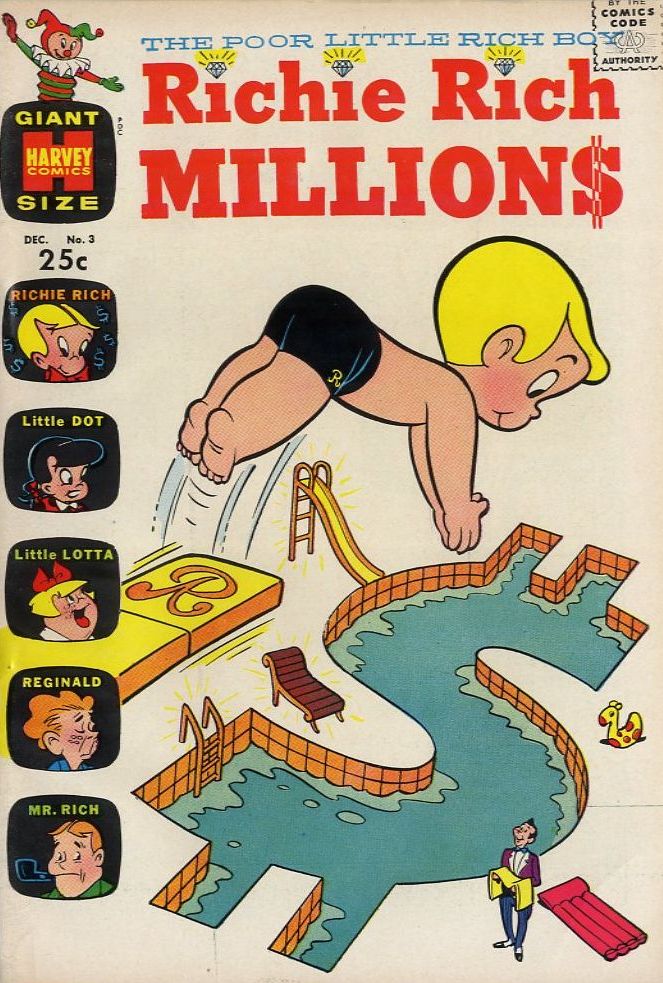 Richie Rich Millions (Harvey, 1961? series) #3 (December 1962)