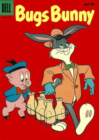 Bugs Bunny (Dell, 1952 series)  #70 (December 1959-January 1960) — Straw in Milk Bottle