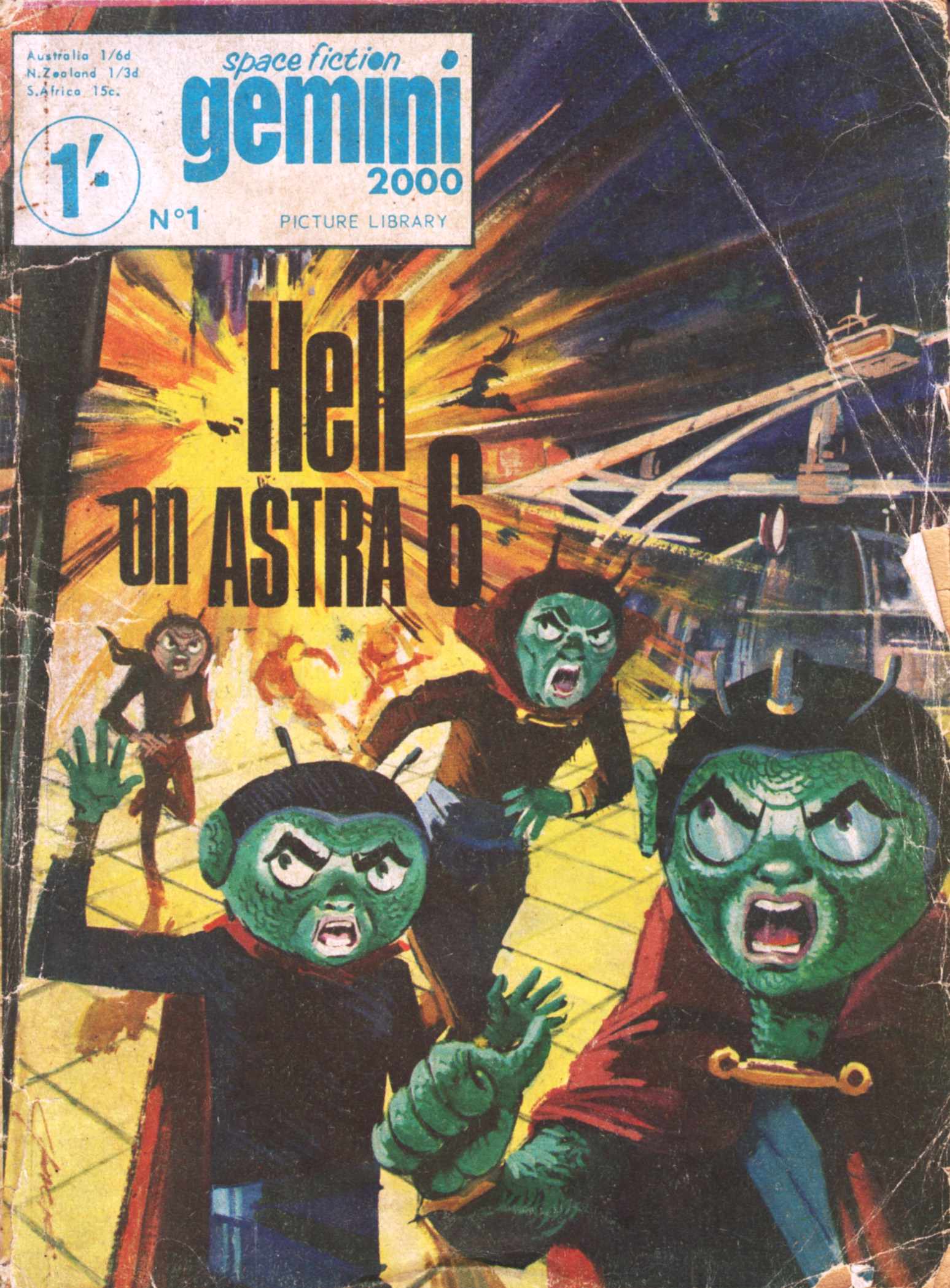Gemini 2000 Space Fiction Picture Library (MV Features, 1966 series) #1 — Hell on Astra 6 ([January 1966?])