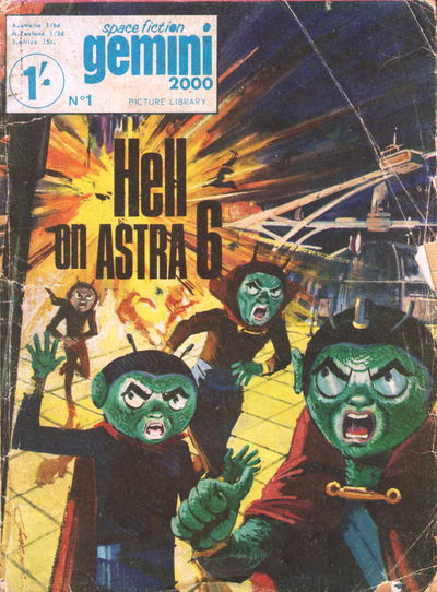 Gemini 2000 Space Fiction Picture Library (MV Features, 1966 series) #1 — Hell on Astra 6 [January 1966?]