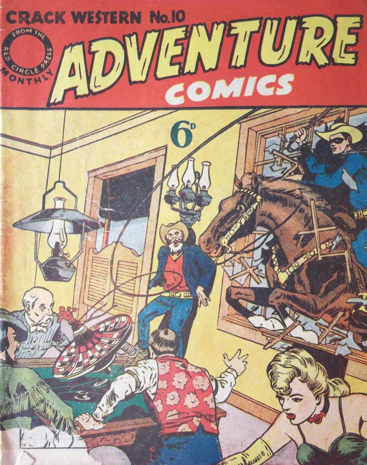 Crack Western Comics (Times, 1955? series) #10 — Adventure Comics ([March 1952?])
