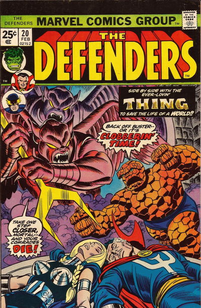 The Defenders (Marvel, 1972 series) #20 (February 1975)