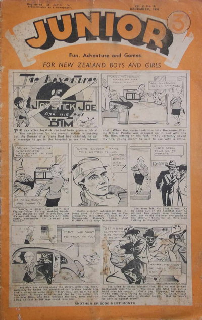 Junior: Fun, Adventure and Games for New Zealand Boys and Girls  v2#3 (December 1937)