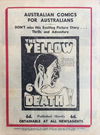 The Secret of the Cave (NSW Bookstall, 1944?)  — Australian Comics for Australian [The Yellow Death] (page 1)