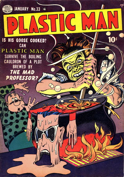 Plastic Man (Quality, 1943 series) #33 (January 1952)