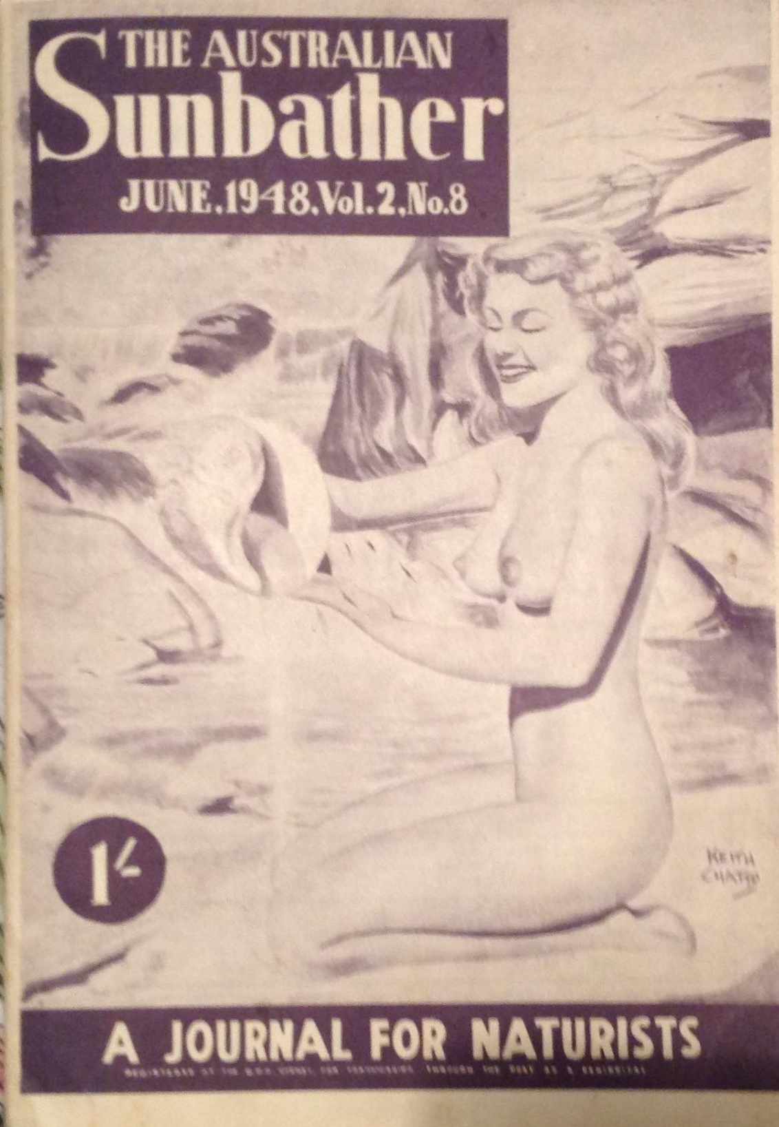 The Australian Sunbather (Ashworth, 1947? series) v2#8 ([June 1948?])