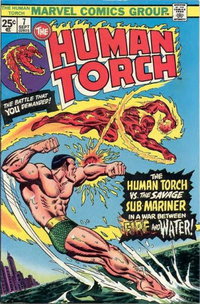 The Human Torch (Marvel, 1974 series)  #7 (September 1975) — Fire and Water!