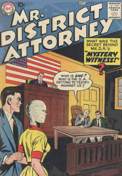 Mr. District Attorney (DC, 1948 series) #65 September-October 1958