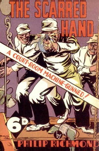 The Scarred Hand: A Court-Room Machine-Gunned! [nn] (1941?)