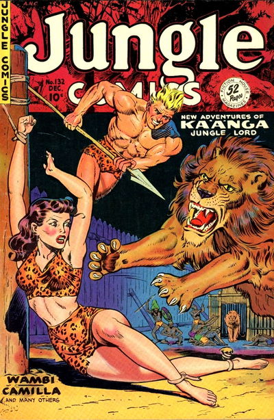 Jungle Comics (Fiction House, 1940 series) #132 December 1950